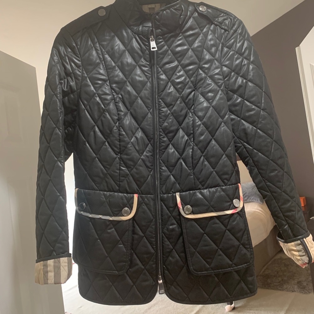 Burberry black jacket new with tag